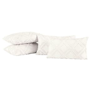 Kit 04 Almofadas Cheias Aveline 60cm X 30cm - Off White