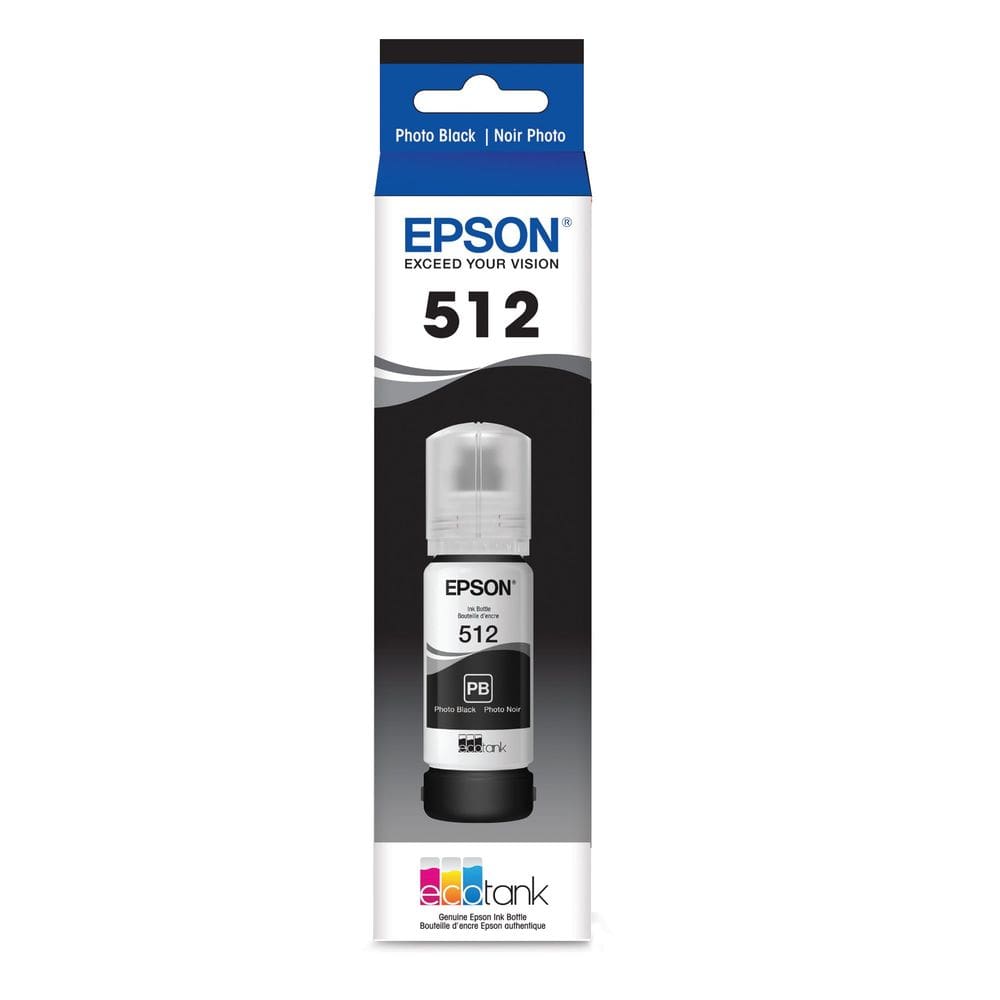 Frasco de tinta Epson 512 EcoTank Ultra High Capacity Photo Black