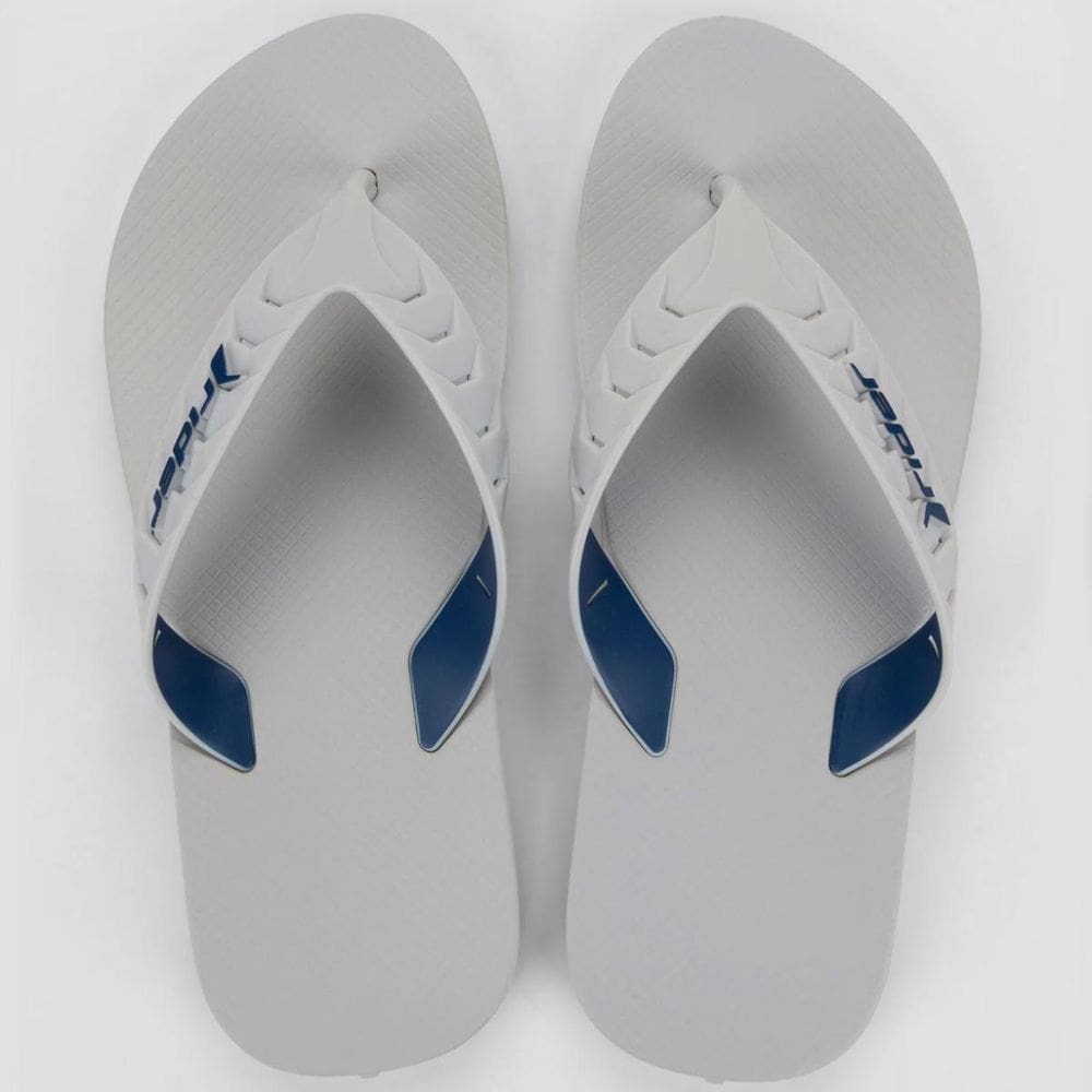 Chinelo Rider Street Duo Dedo Masculino - Cinza e Azul