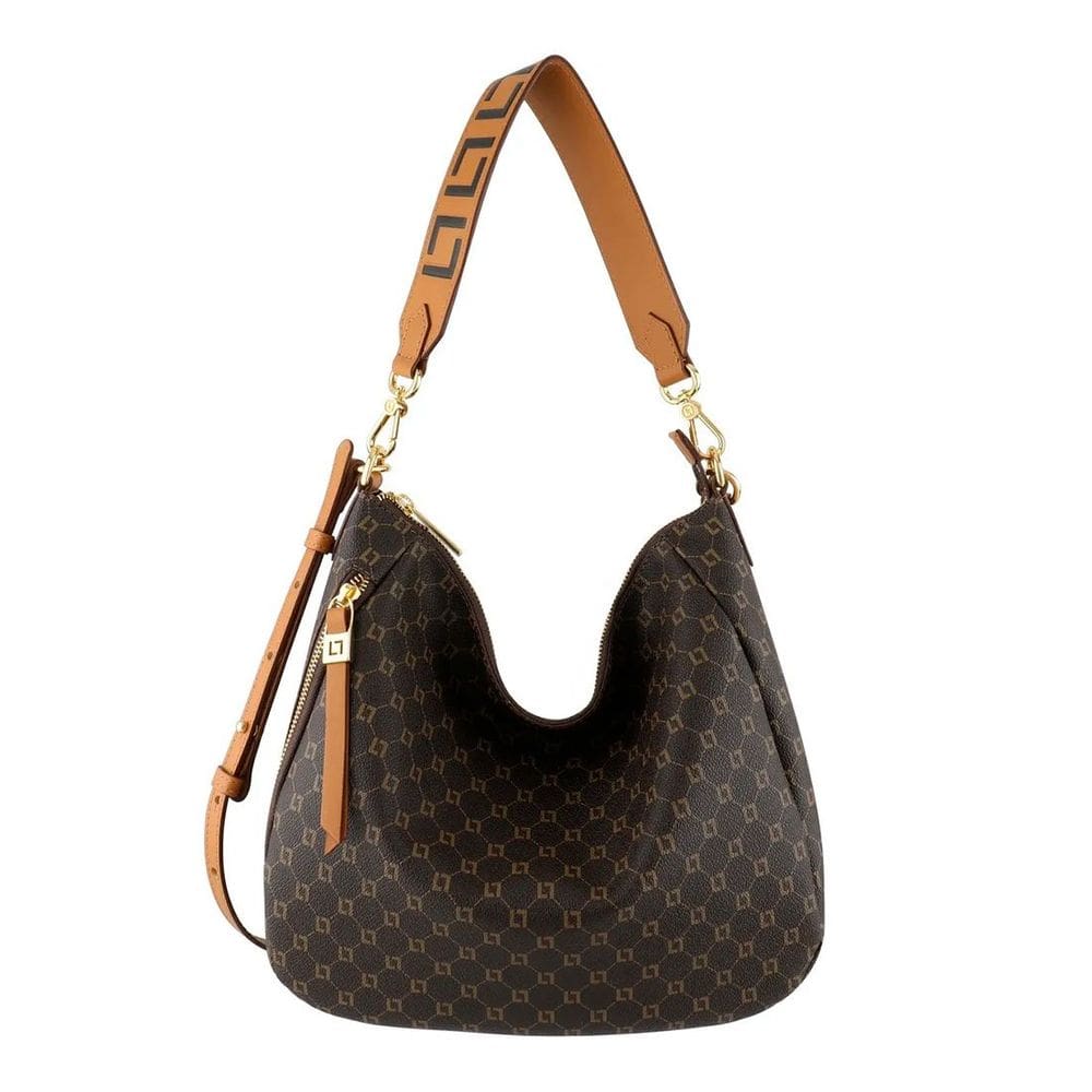 Bolsa Hobo Grande Monograma Mocca