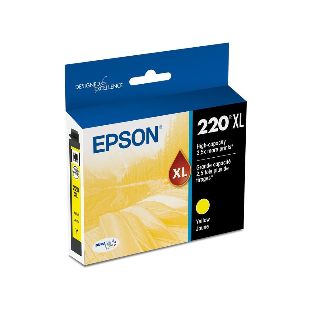 Cartucho de tinta Epson 220 DuraBrite Ultra High Capacity Amarelo