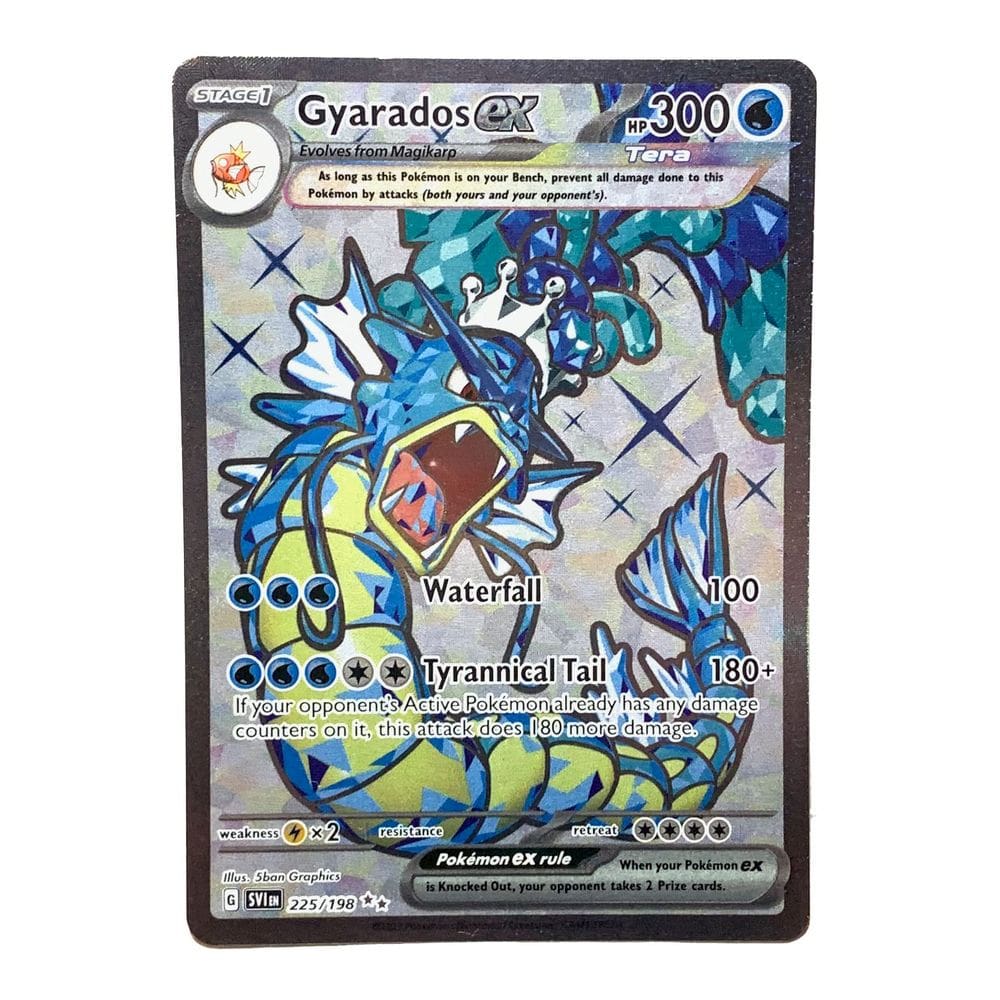 Cartão Colecionável Pokémon Gyarados ex 225/198 Ultra Rare Holo