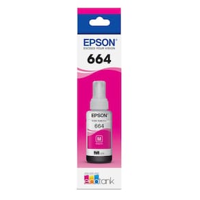Garrafa de tinta Epson 664 EcoTank Magenta de capacidade ultra-alta