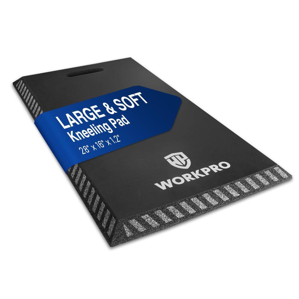 Almofada de joelhos WORKPRO Extra Thick Soft Soft 28x16cm preta