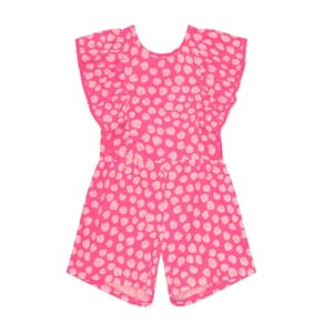 Macaquinho infantil menina animal print Brandili