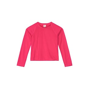 Camiseta Infantil Unissex Em Malha Com Proteção UV Brandili