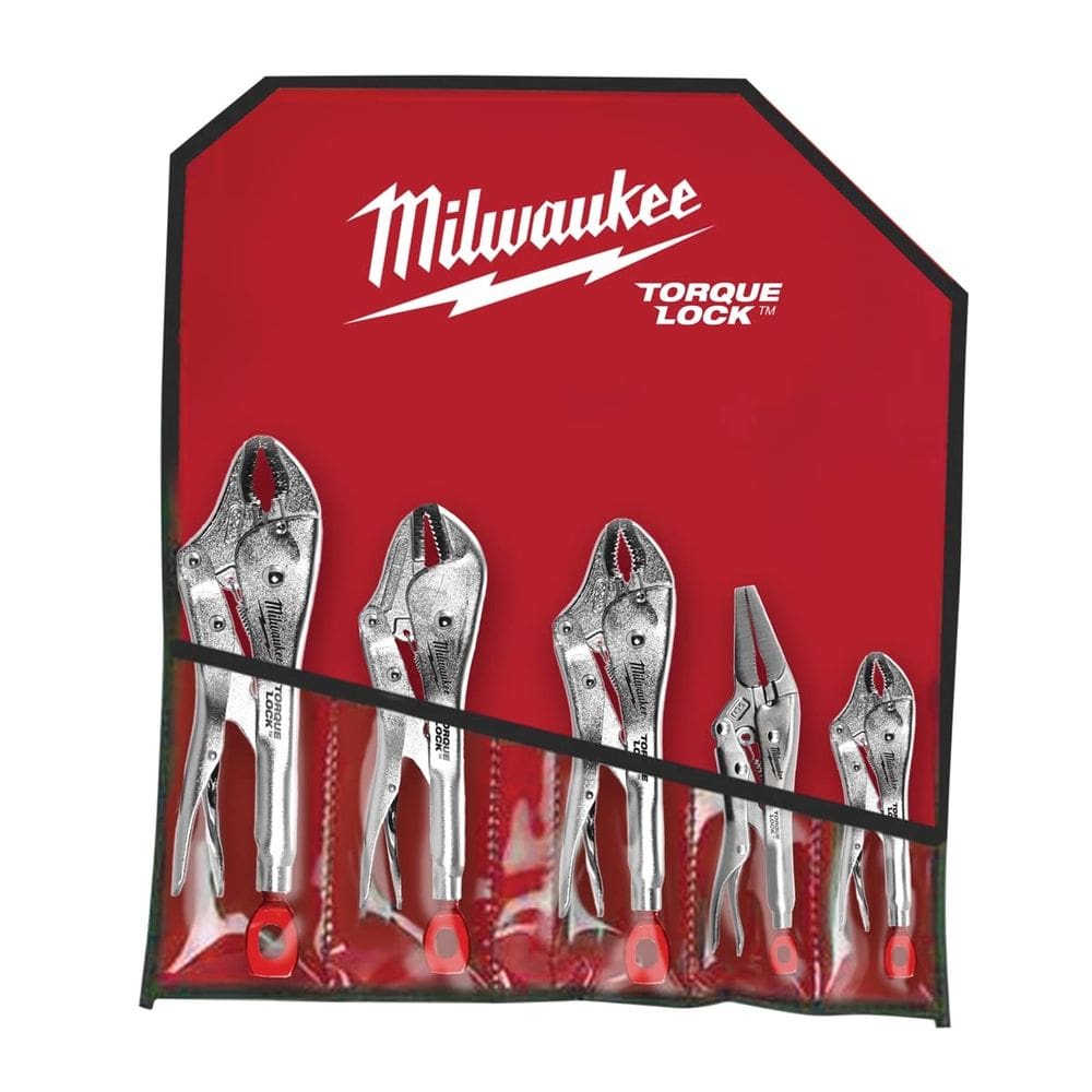 Conjunto de alicates de bloqueio Milwaukee Torque Lock 5 peças 48-22-3695