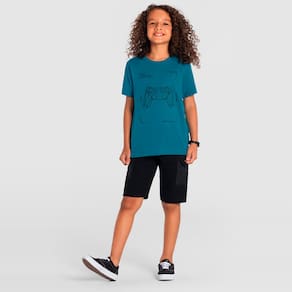 Conjunto infantil menino de video game Brandili