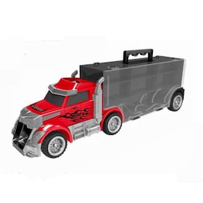 Caminhão Carreta Cegonha Com 7 Carrinhos De Metal - MR LH633