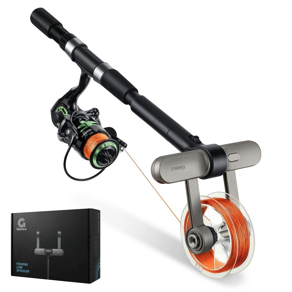 Spooler de linha de pesca Gonex com função de desenrolamento
