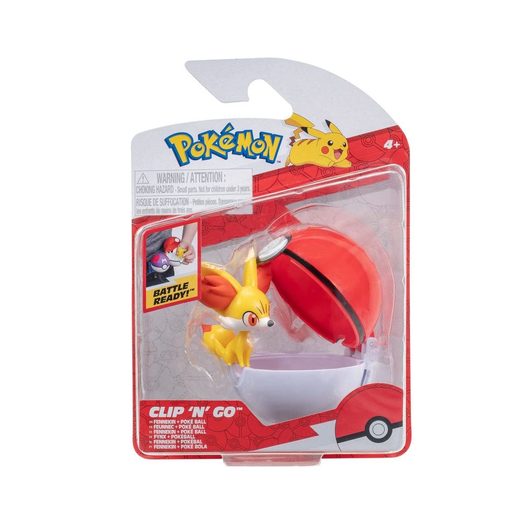 Toy Pokémon Clip `n`Go Poké Balls Fynx & Pokéball 5cm