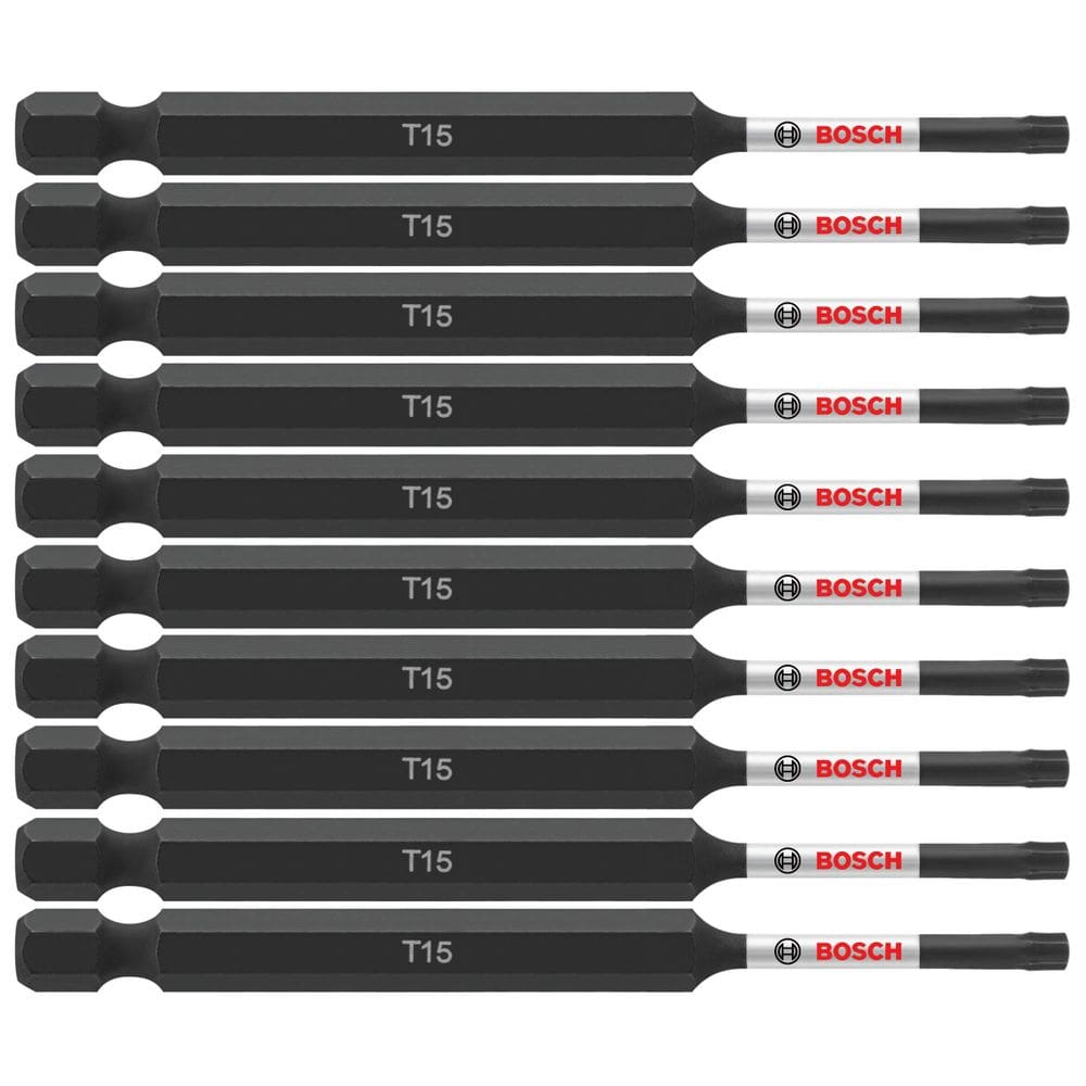 Brocas elétricas para aparafusar BOSCH ITT1535B Torx #15, pacote com 10