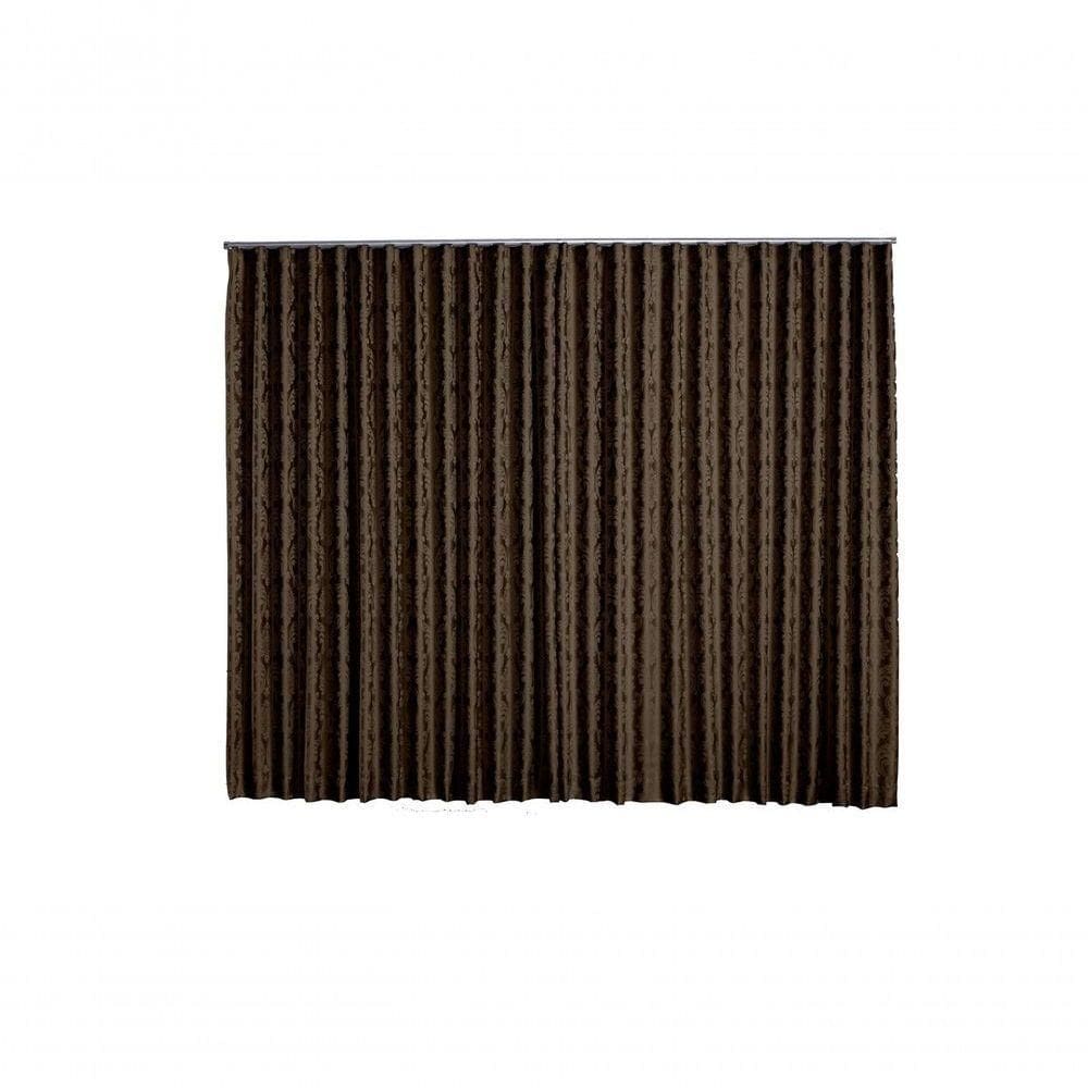 Cortina Jacquard 5,00x2,30 Para Trilho Suíço dourado
