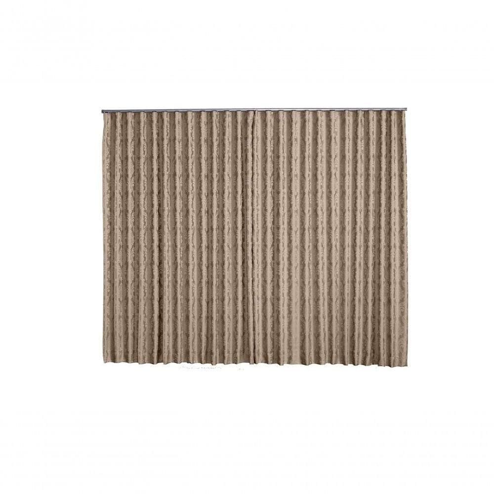 Cortina Jacquard 4,00x2,50 Para Trilho Suíço vinho