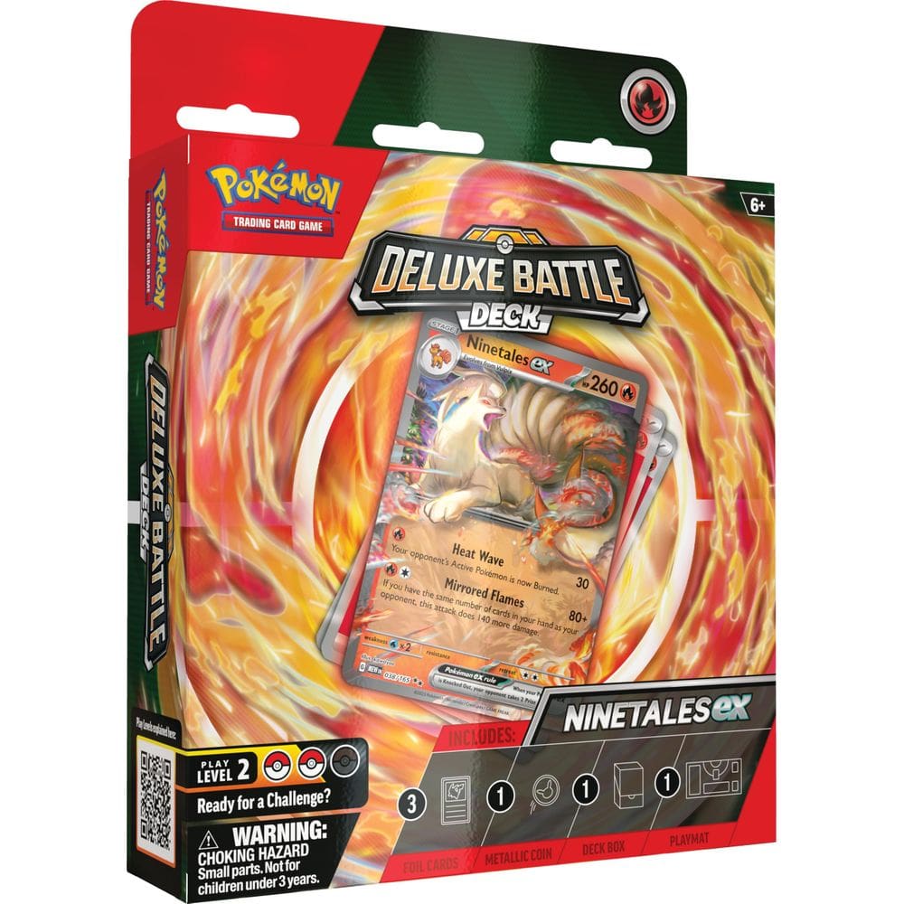 Jogo de cartas colecionáveis Pokémon TCG Deluxe Battle Deck Ninetales EX