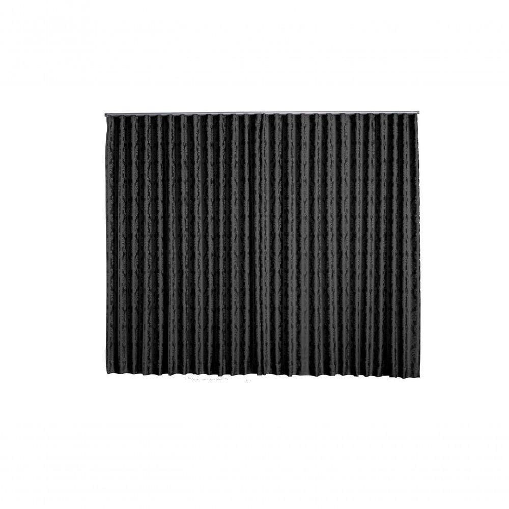 Cortina Jacquard 5,00x2,50 Para Trilho Suíço palha