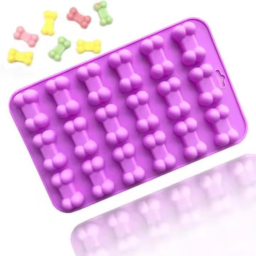 Molde Silicone Chocolate Ossinhos Osso Cachorro Pet Bichos
