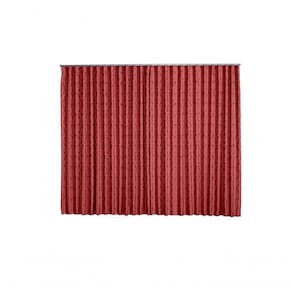 Cortina Jacquard 5,00x2,50 Para Trilho Suíço rosê-rosa