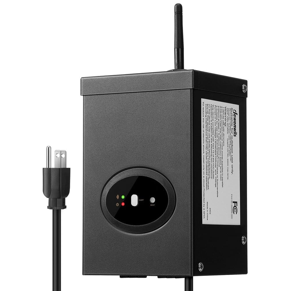 Transformador de paisagem inteligente de baixa tensão DEWENWILS 200W