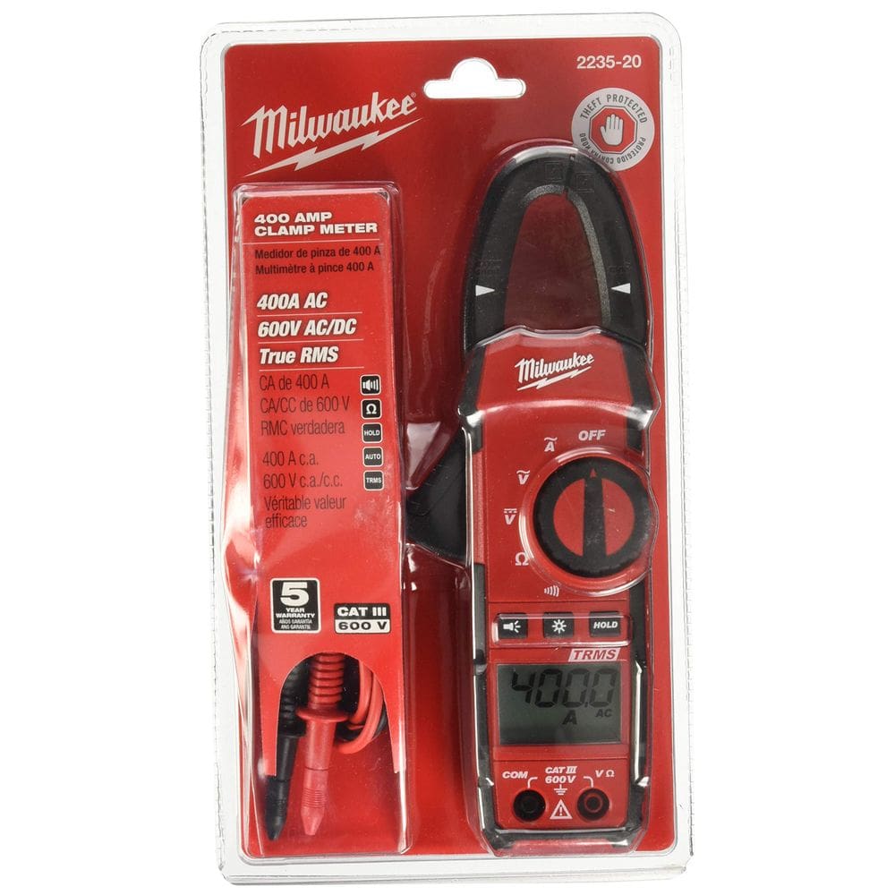 Medidor de fixação Milwaukee 2235-20 400A AC/DC 600V