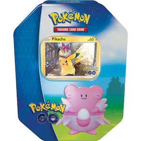 Jogo de cartas colecionáveis Pokémon TCG Pokemon GO Tin Blissey