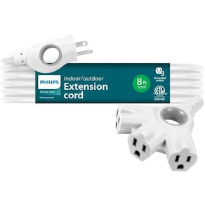 Cabo de extensão Philips EZgrip SPC3183EZT1/37 8 pés 16 AWG