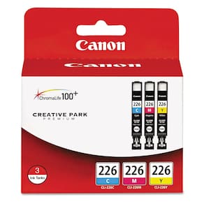 Cartucho de tinta Canon CLI-226, pacote de 3 cores para iP4820, MG5220