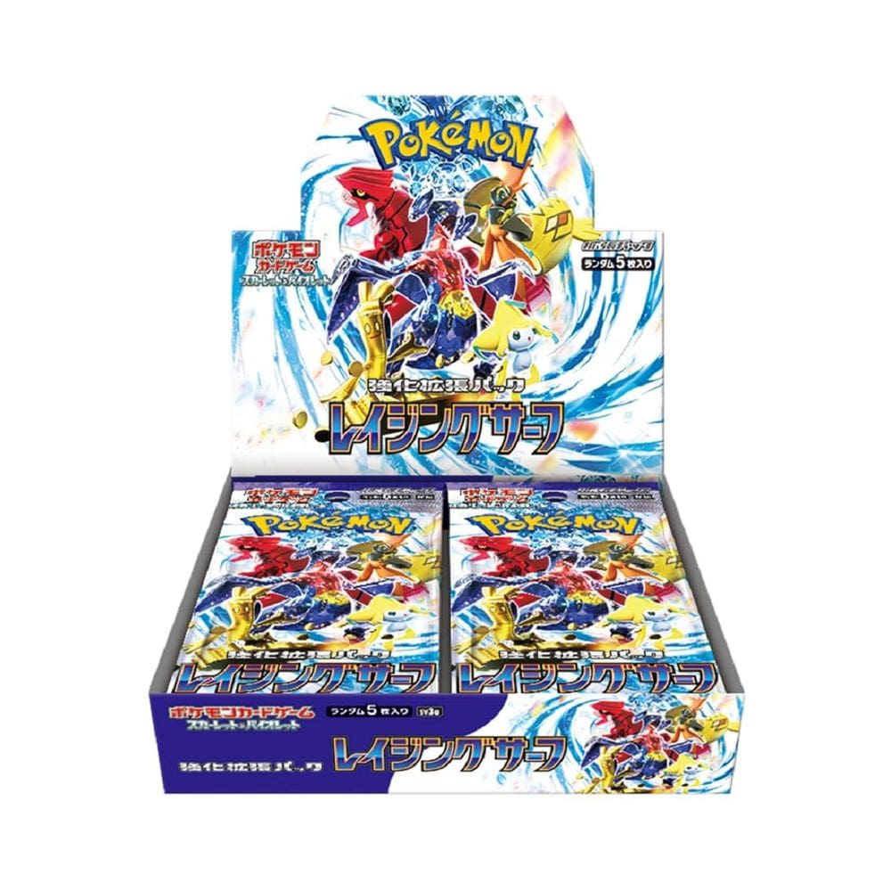Pacote de expansão do jogo de cartas Pokémon Scarlet & Violet Raging Surf