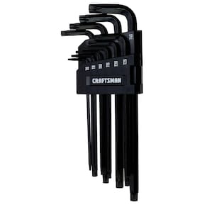 Conjunto de chaves Hex Key Allen CRAFTSMAN Ball-End Torx de 10 peças