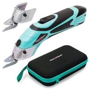 Cortador de tesoura elétrico para tecidos Pink Power Aqua Splash