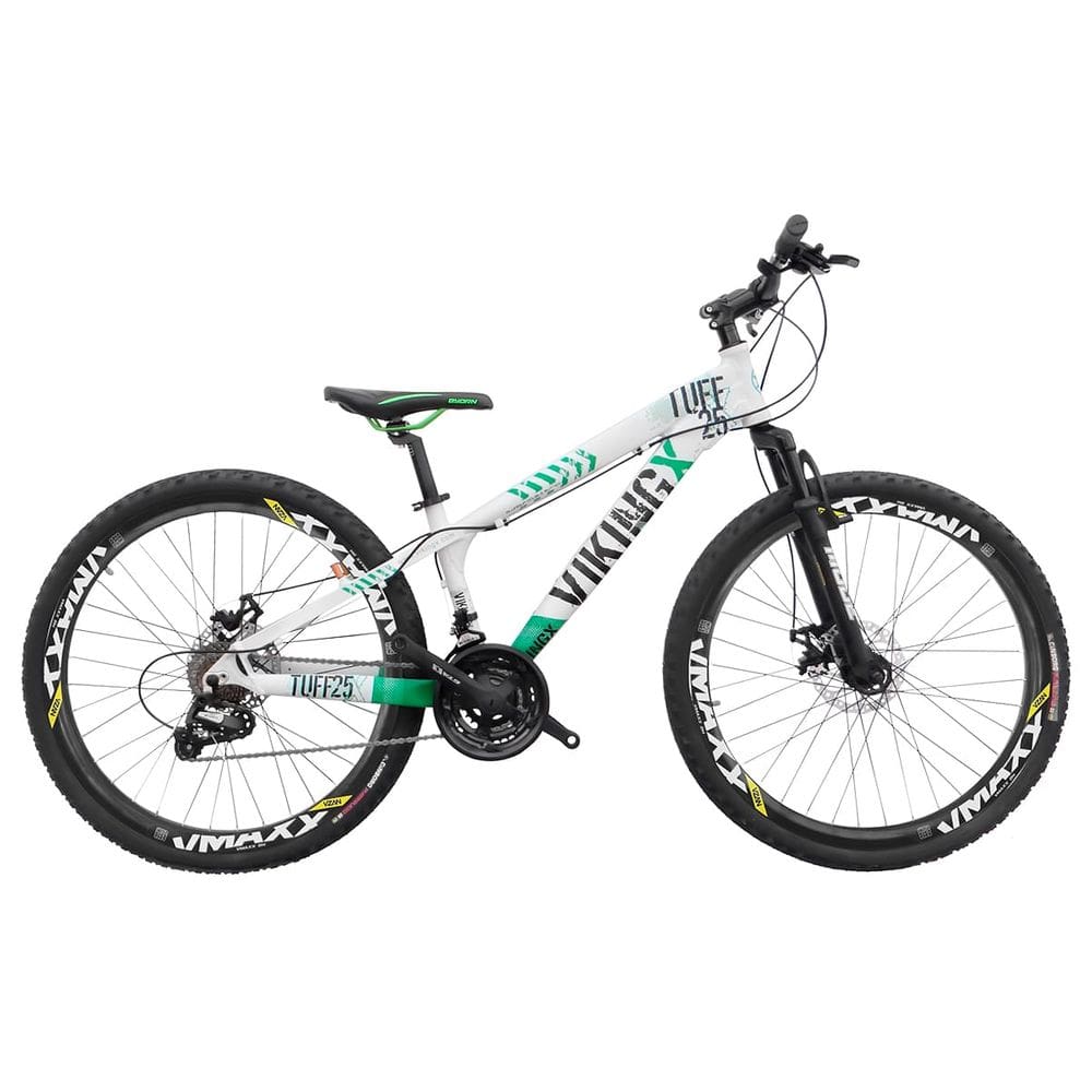 Bicicleta Aro 26 Viking Tuff X 25 Freeride Freio Hidráulico 24 Marchas 3x8 Suspensão Dianteira