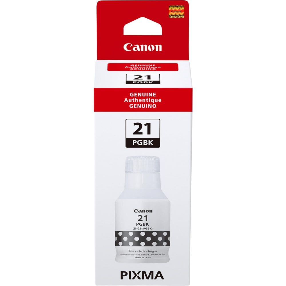 Garrafa de tinta Canon GI-21 Pigment Black G3260 G2260 G1220