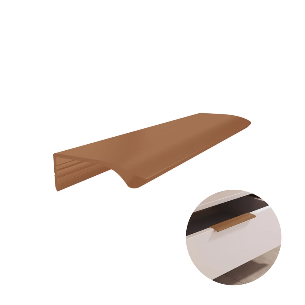 Puxador Aluminio Luna Rose 150mm Rometal