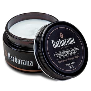 Pasta Cabelo e Barba Efeito Seco - Fixação Média Royal Allure 90g Barbarana