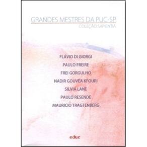 Colecao Sapientia I - Grandes Mestres Da Puc-Sp