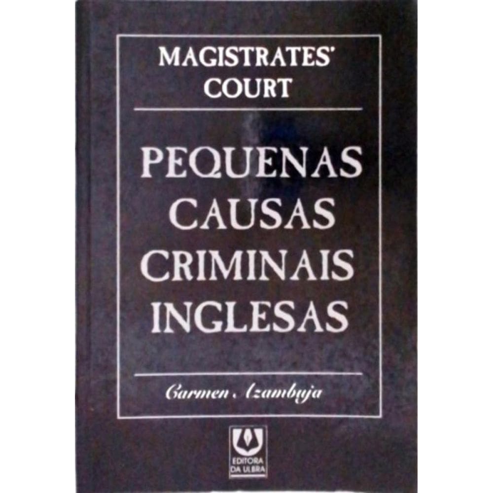 Pequenas Causas Criminais Inglesas