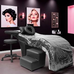 Maca Estética Charme + Mocho + Escada + Capa Plástica Corino - SOFA STORE