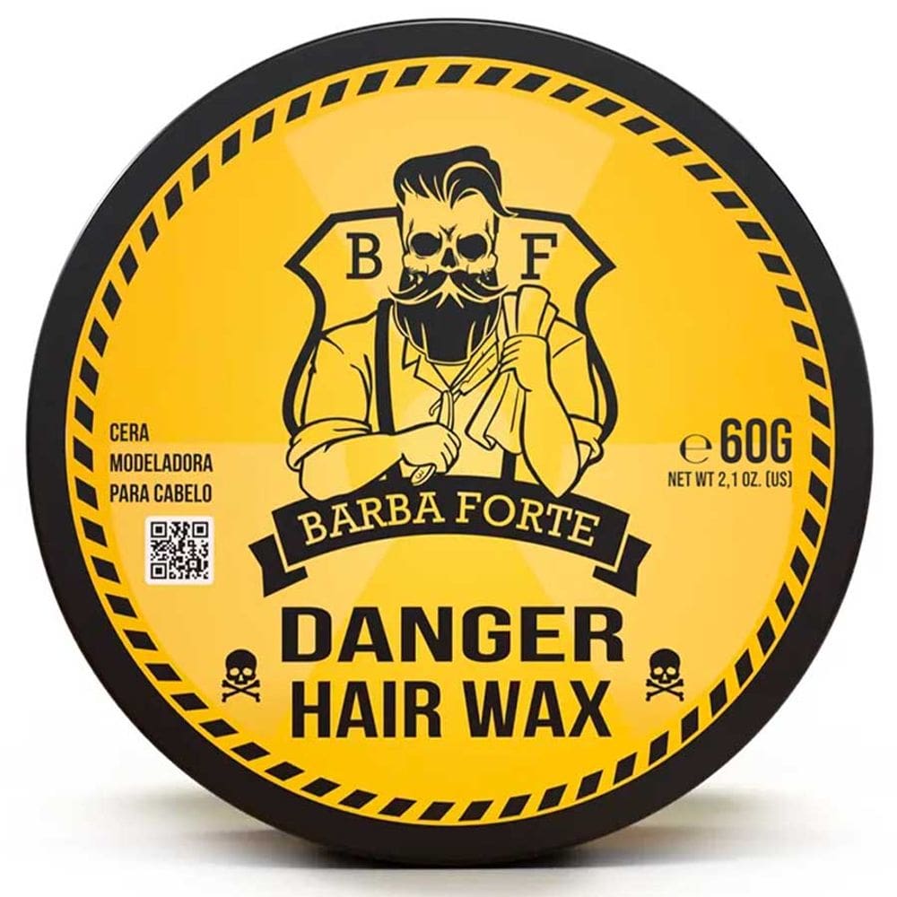 Pasta Danger Cera Hair Wax Efeito Brilho 60g Barba Forte