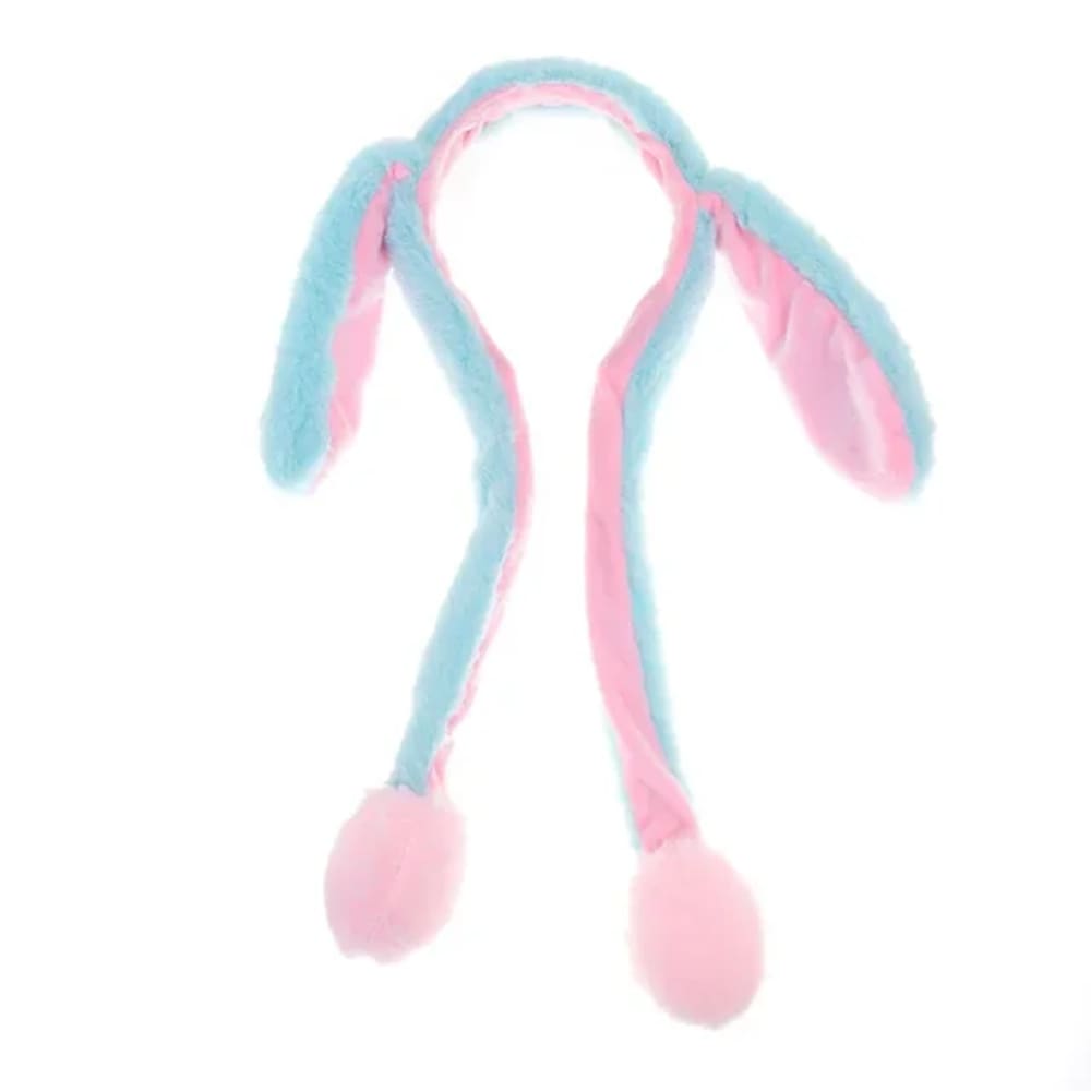 Tiara Orelhas de Coelho Com Movimento Fantasia de Coelhinho Da Pascoa
