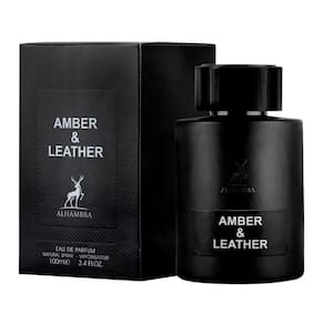 Perfume ALHAMBRA AMBER & LEATHER Eau de Parfum 100ml para homens