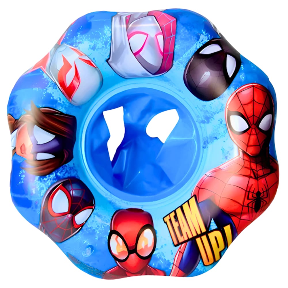 Boia Com Assento Inflável Infantil 56cm Homem Aranha