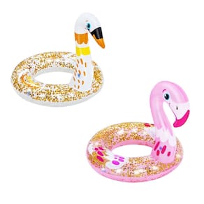 Boia Circular Animais com Glitter 61cm x 58.5cm Bestway 36306 Variada