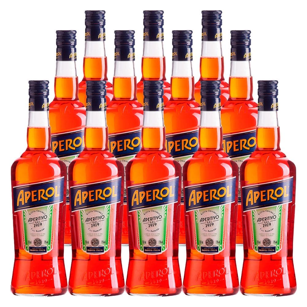 Aperitivo Italiano Aperol 750ml 12 Unidades