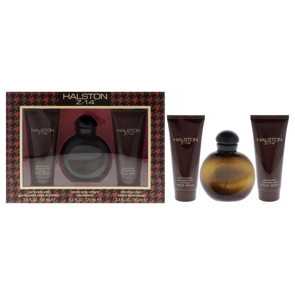 Perfume Halston Z-14 para homens, spray de colônia, 125 ml, 2 unidades, presente S