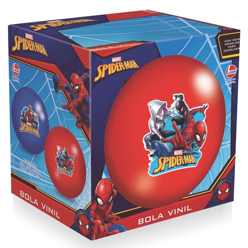 Bola de Vinil Homem Aranha Lider 531 Variada