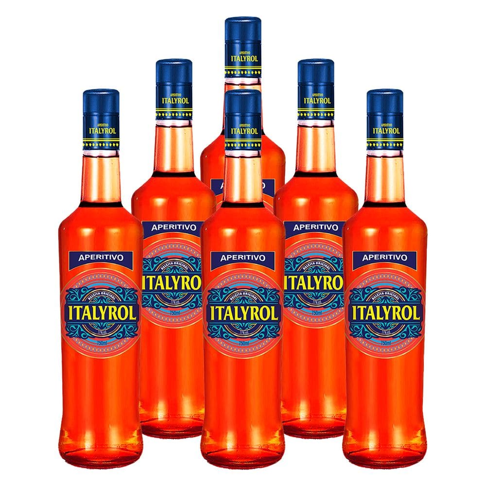 Aperitivo Italyrol Spritz 750ml 6 Unidades