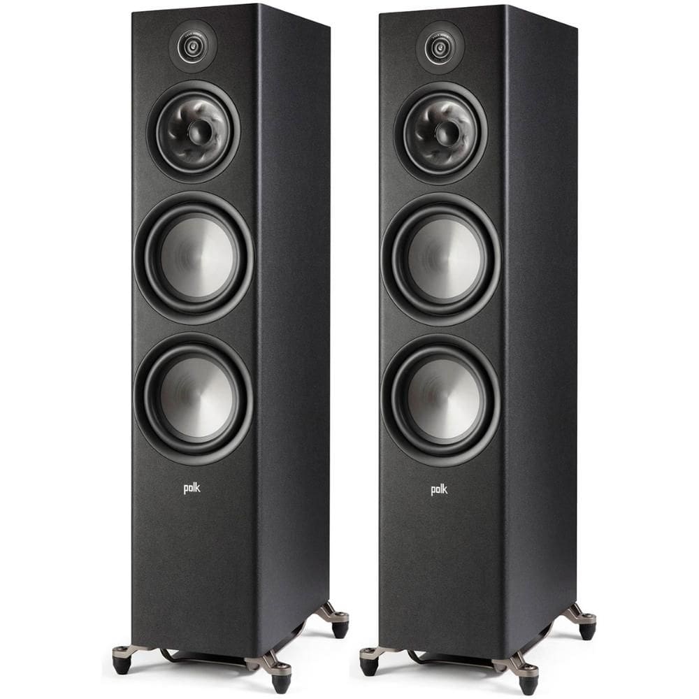 Polk Audio R700 Par de Caixas Acústicas Torre Premium Power Port 2.0 300W Preto