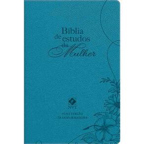Biblia de Estudos da Mulher – Azul -NVT