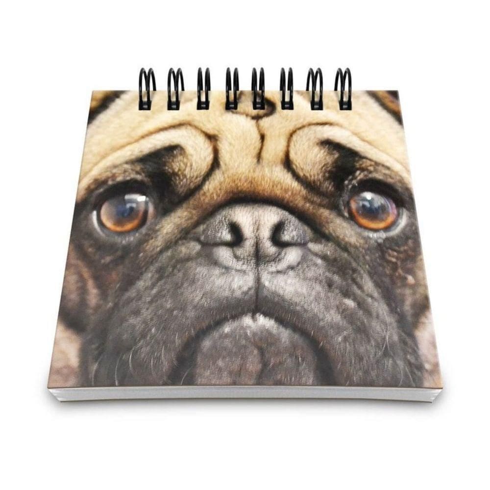 Bloco De Anotações Pug Face