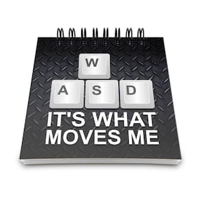 Bloco De Anotações Pc Gamer Wasd Its What Moves Me